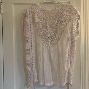 Free People Blouse/Swimsuit cover up